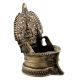 Golden Brass Oil Lamp (Deepak) Hindu Festival Diya 